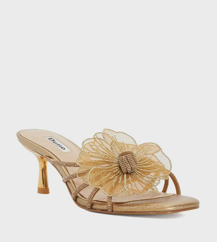 MARSEE Appliqued Heeled Sandals