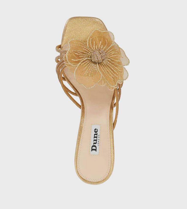 MARSEE Appliqued Heeled Sandals