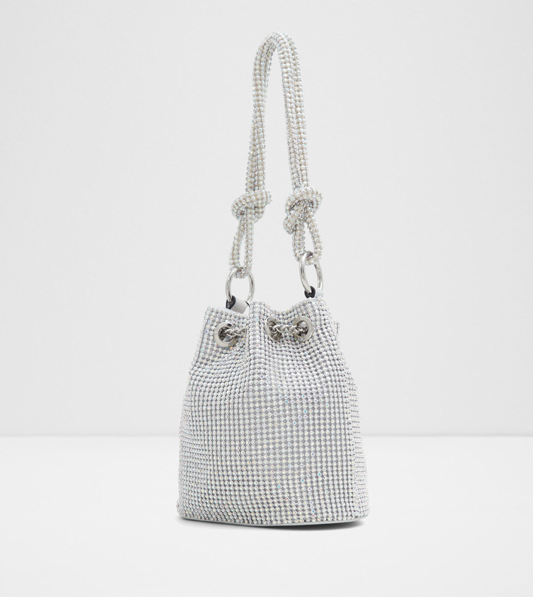 MARVELABFLY Embellished Bucket Bag