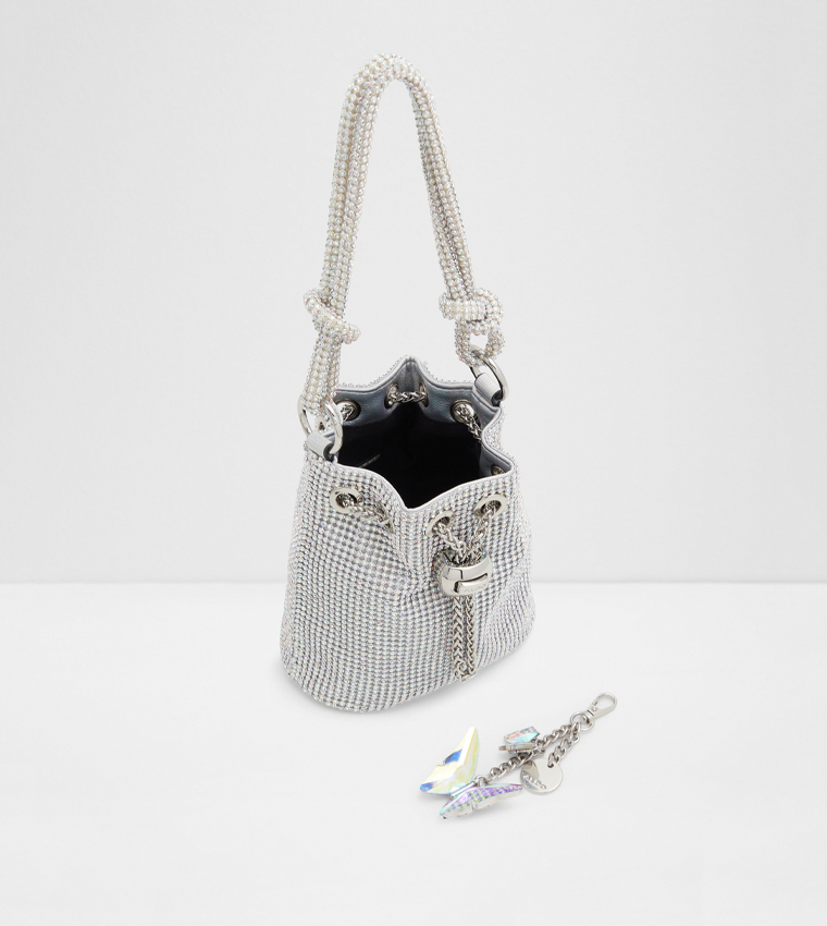 MARVELABFLY Embellished Bucket Bag