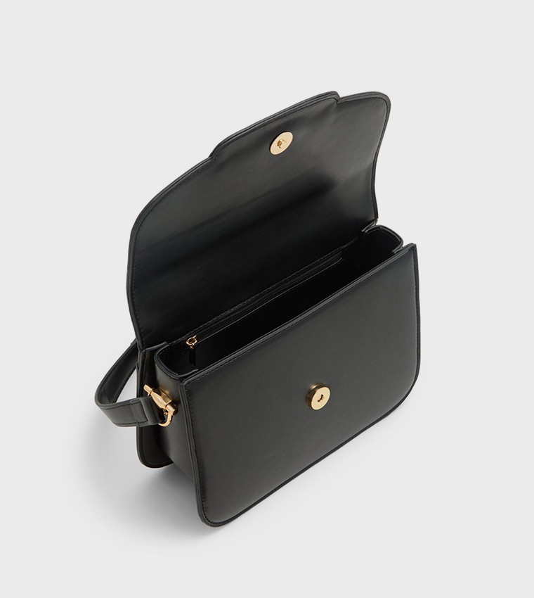 MARYJANE Snap Closure Crossbody Bag