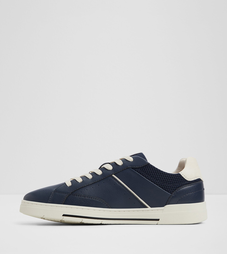 MATCHPOINT Contrast Detail Lace-Up Sneakers