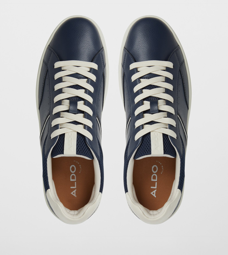 MATCHPOINT Contrast Detail Lace-Up Sneakers