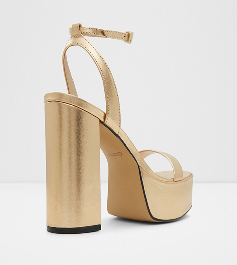 Buy Aldo MATYLDA Ankle Strap Platform Sandals In CHAMPAGNE 6thStreet Qatar