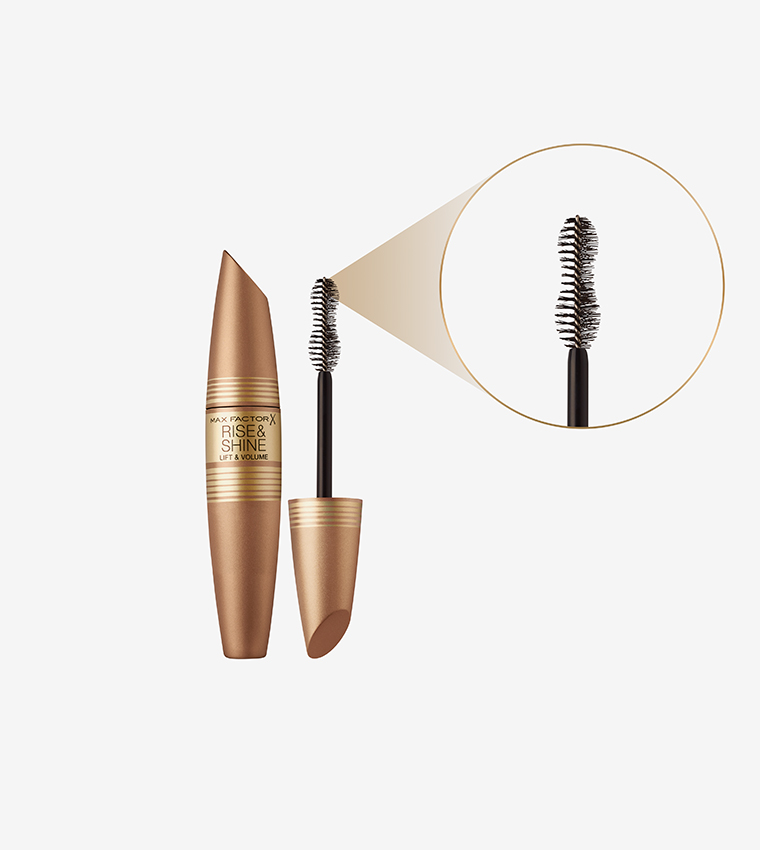 Max Factor Rise & Shine Mascara – Volumen & Lift In Extreme Black, 12 Ml