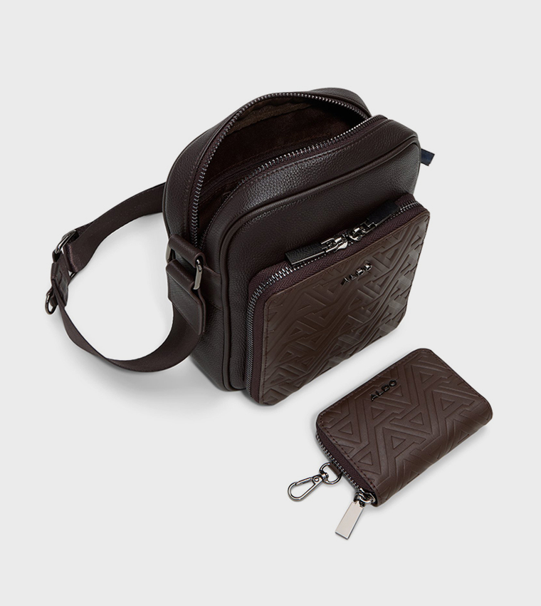 MAXIMILIAN Textured Crossbody Bag