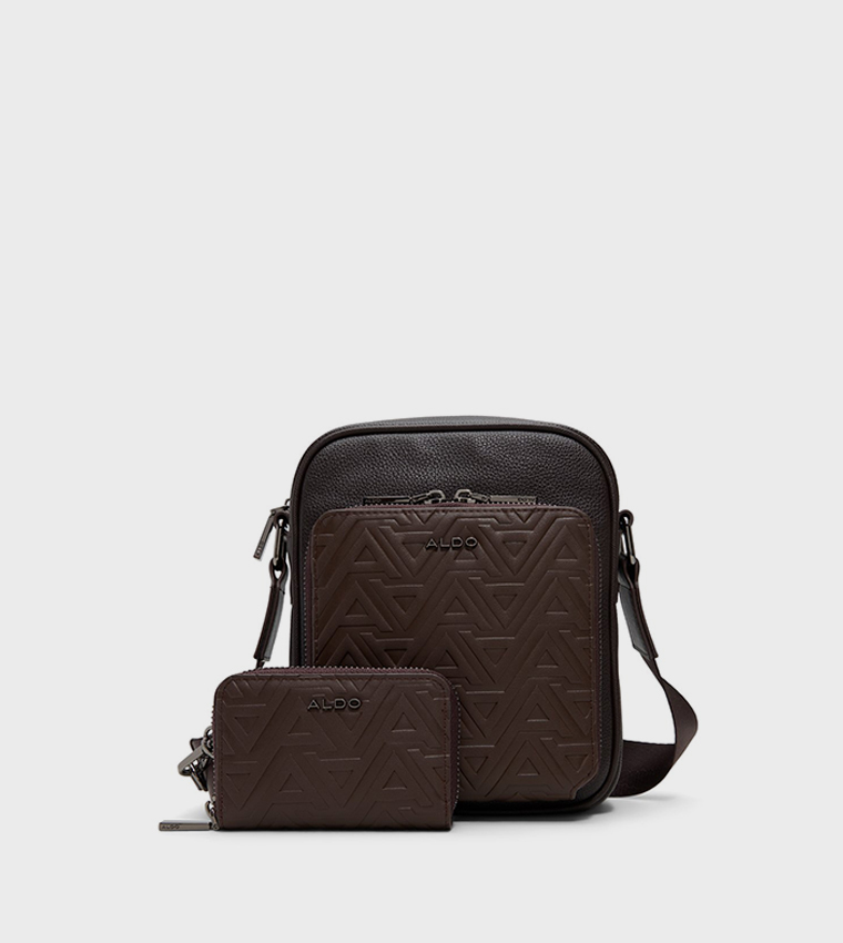 MAXIMILIAN Textured Crossbody Bag