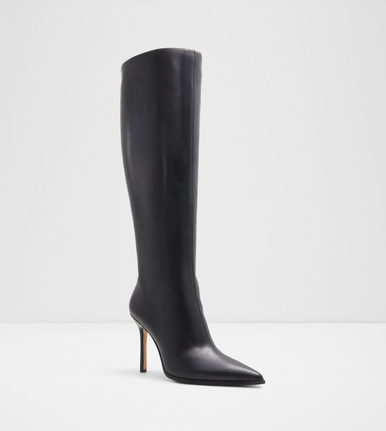 Buy Aldo MAYBELLIE Knee High Heeled Boots In Black 6thStreet Kuwait