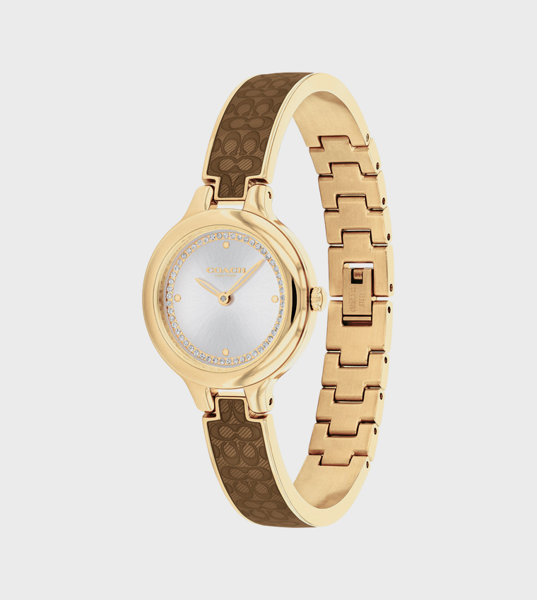 Silver Dial Steel Analog Watch