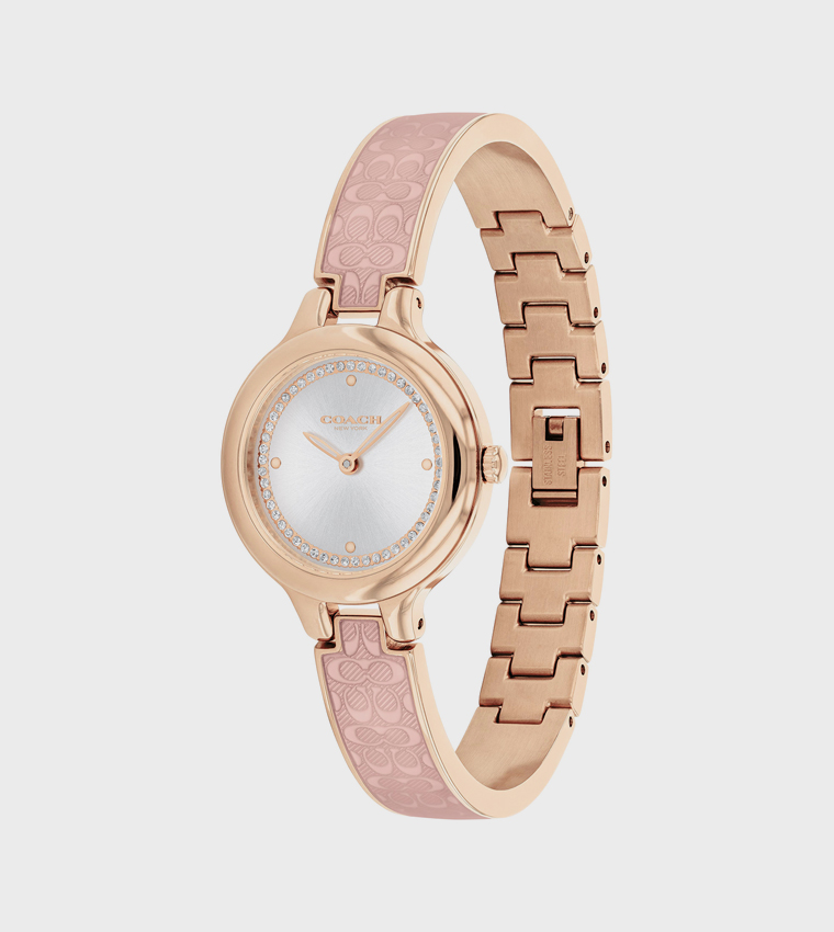 Silver Dial Steel Analog Watch