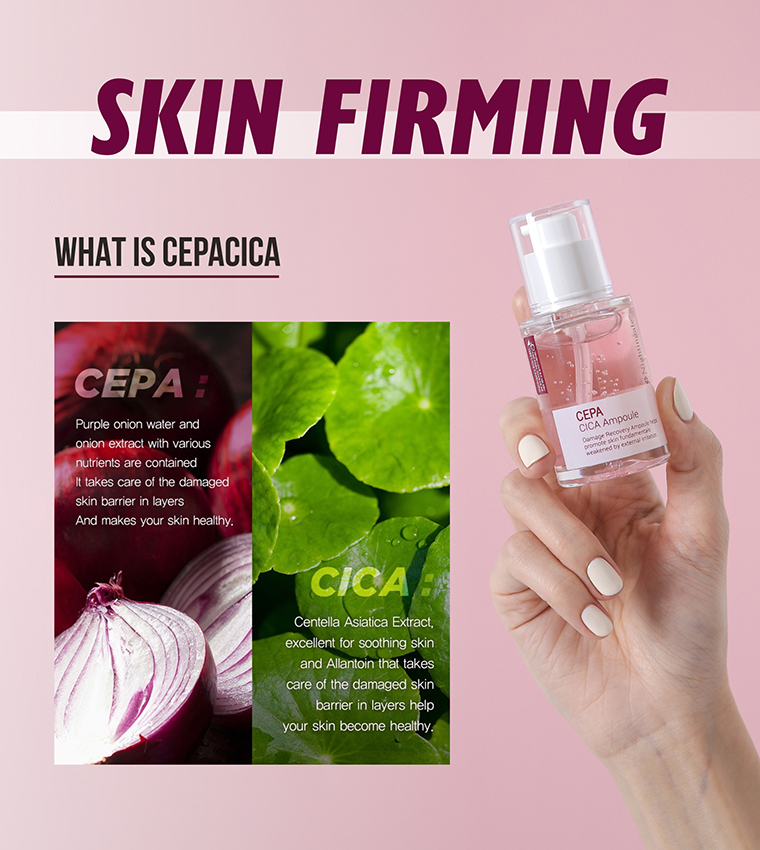 Korean Damage Recovery Cepa Cica Ampoule Face Serum, 30 ml
