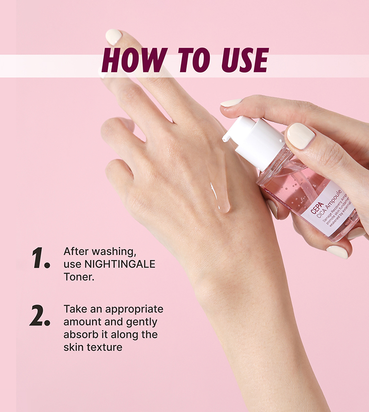 Korean Damage Recovery Cepa Cica Ampoule Face Serum, 30 ml