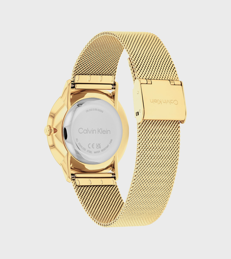 Grey Dial Steel Analog Watch