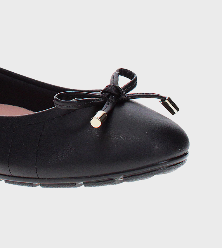 BLESS Bow Detail Ballerinas