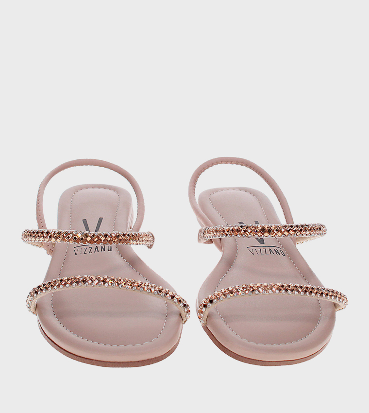 KIE Embellished Flat Sandals