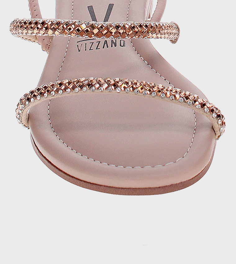 KIE Embellished Flat Sandals