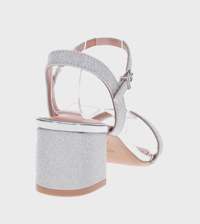 TRA Ankle Strap Block Heel Sandals