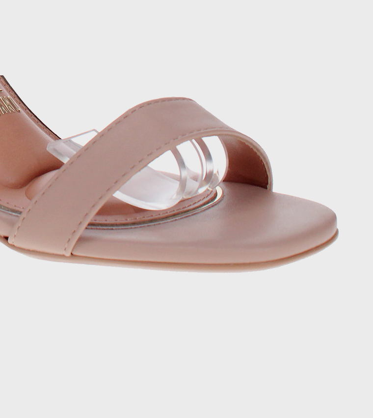 NIX Ankle Strap Block Heel Sandals