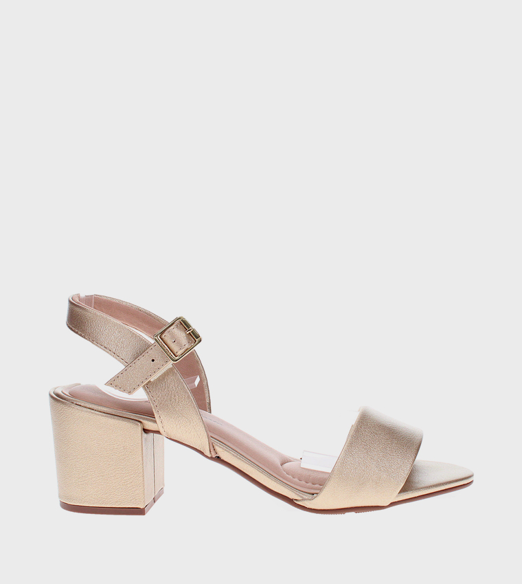 CIEL Ankle Strap Block Heel Sandals