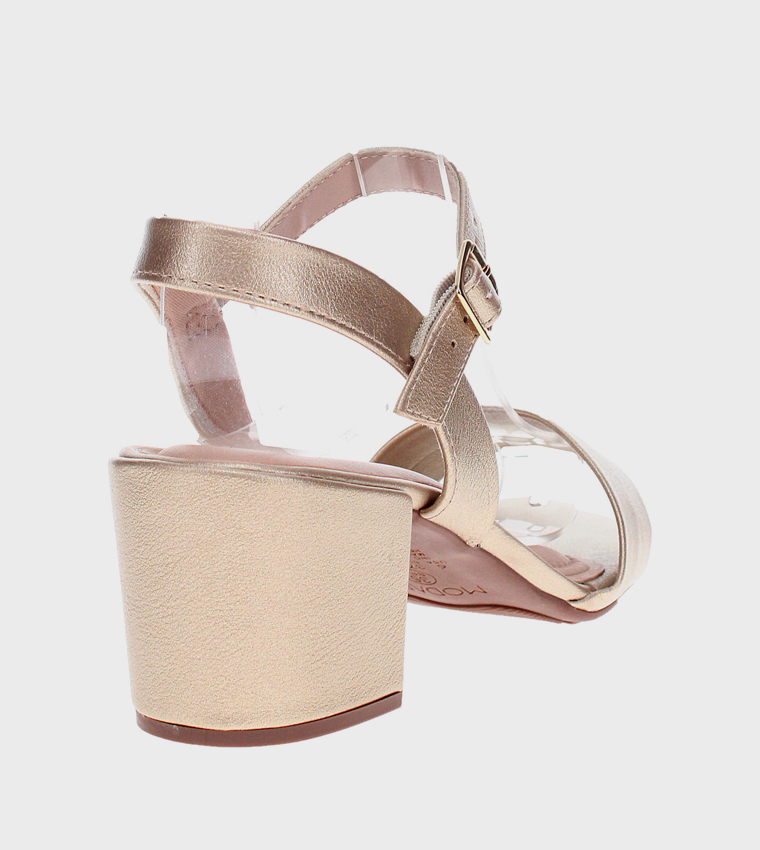 CIEL Ankle Strap Block Heel Sandals