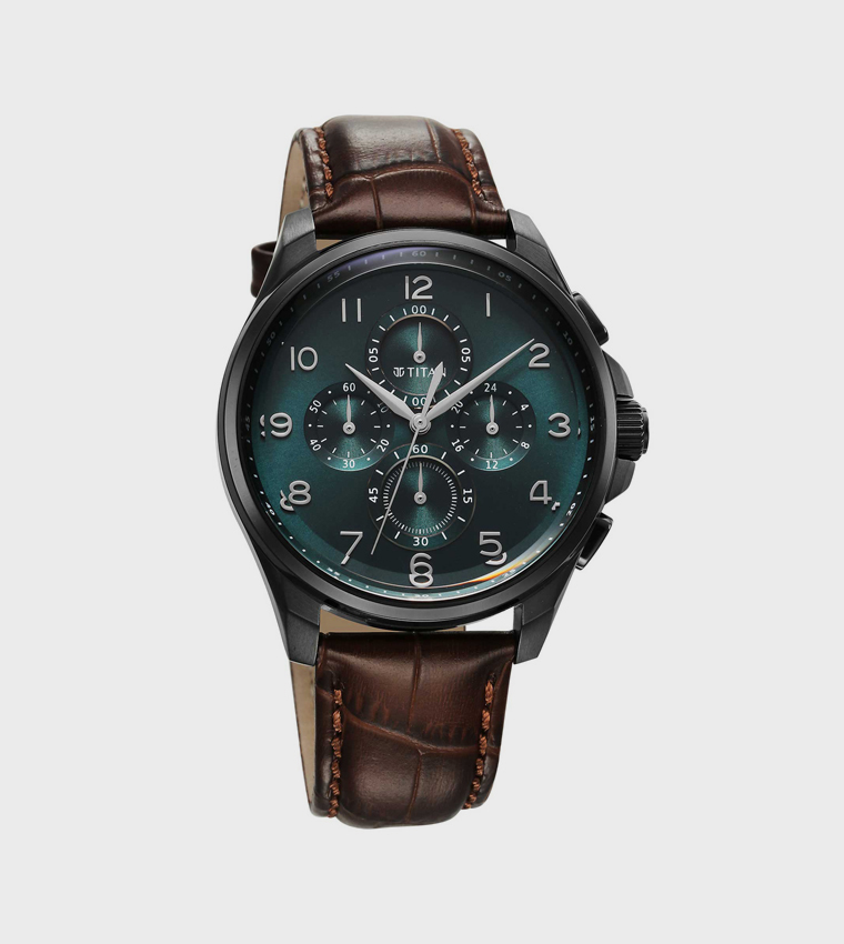 CLASSIC CHRONO Green Dial Multifunction Watch