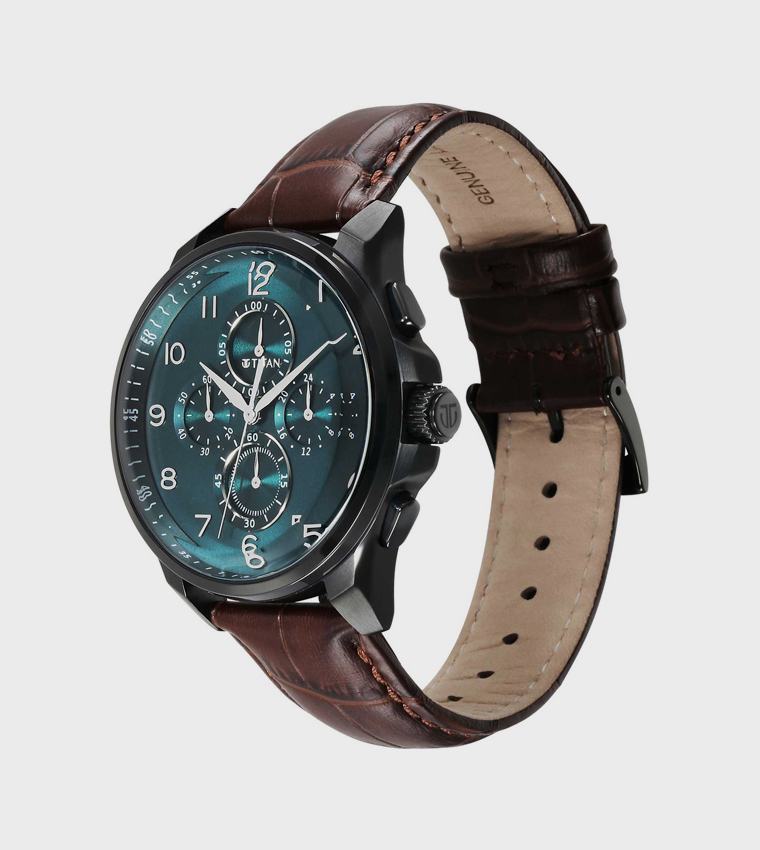 CLASSIC CHRONO Green Dial Multifunction Watch