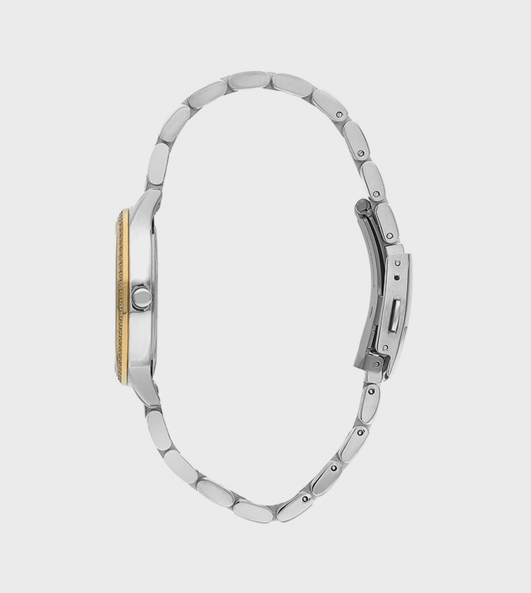Metal Strap Analog Watch