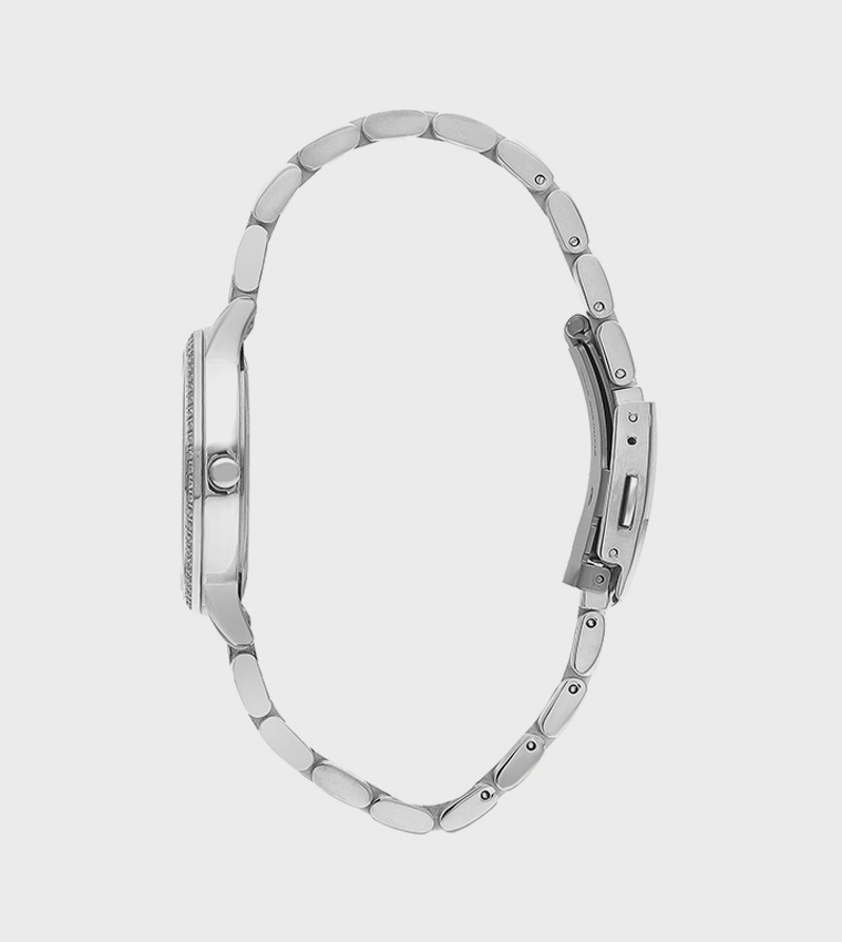 Metal Strap Analog Watch