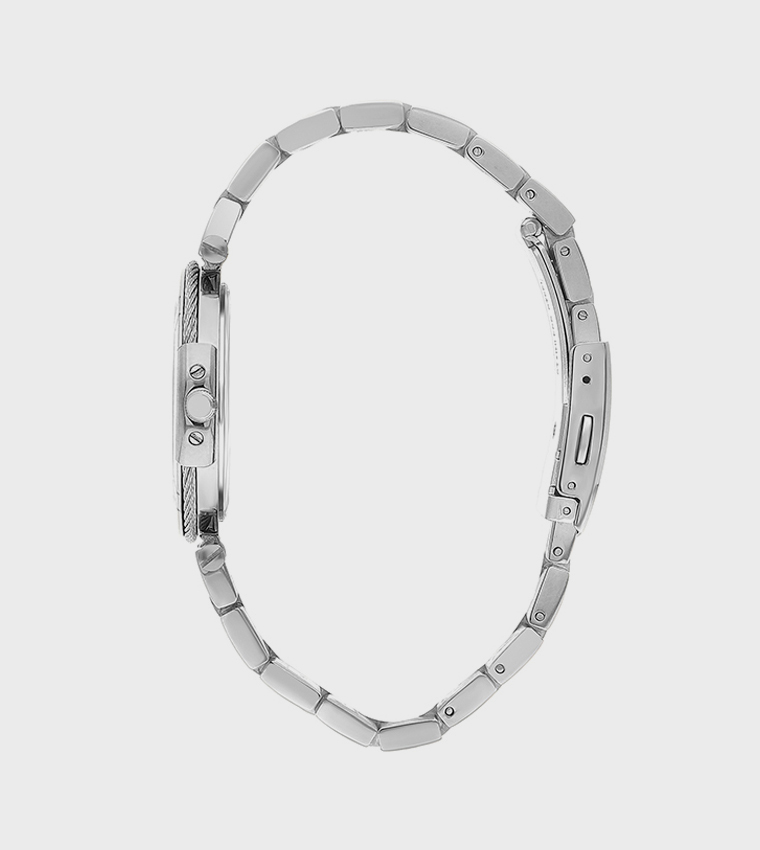 Metal Strap Analog Watch