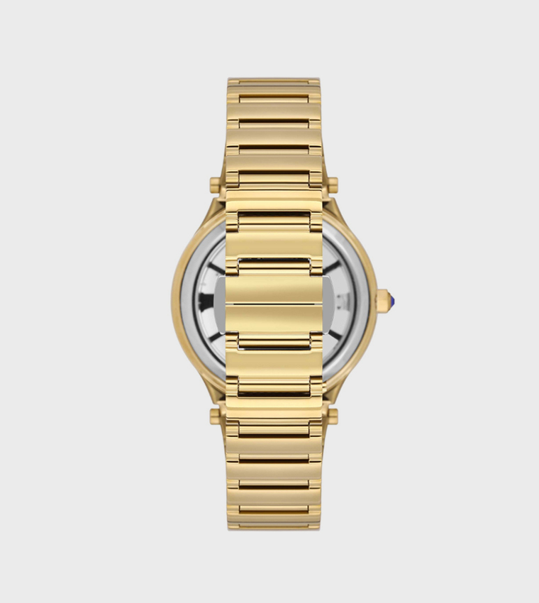 Metal Strap Analog Watch