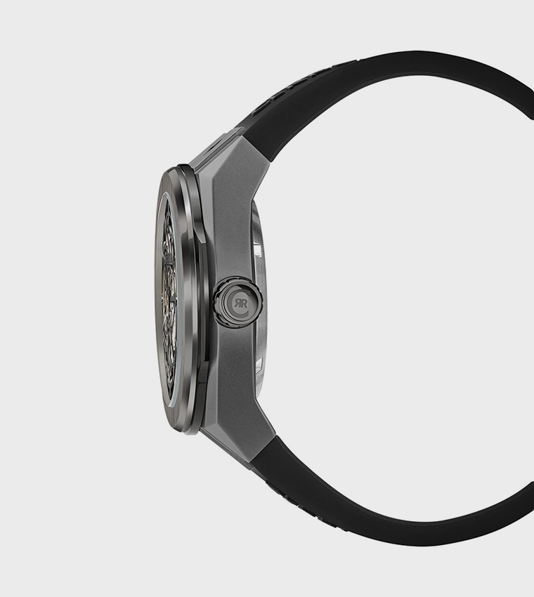 ساعة روسيلو بسوار سيليكون ميكانيكية