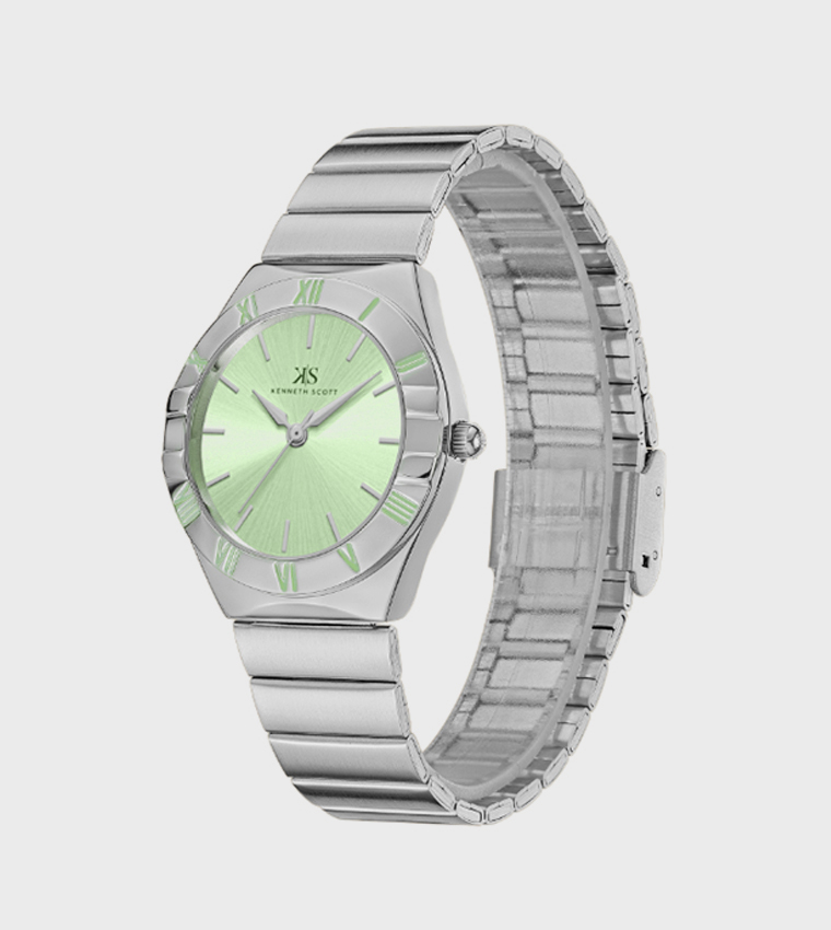 Stainless Steel Strap Analog Watch