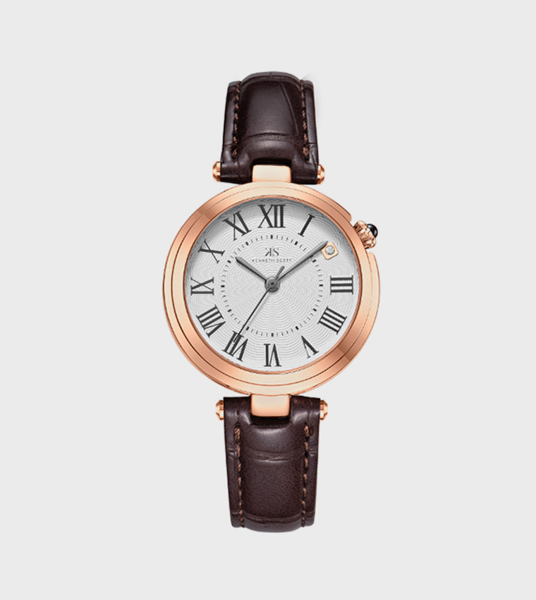 Polyurethane Strap Analog Watch