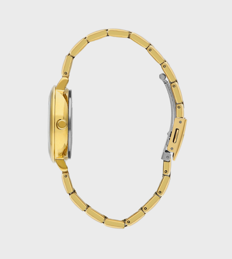 Metal Strap Analog Watch