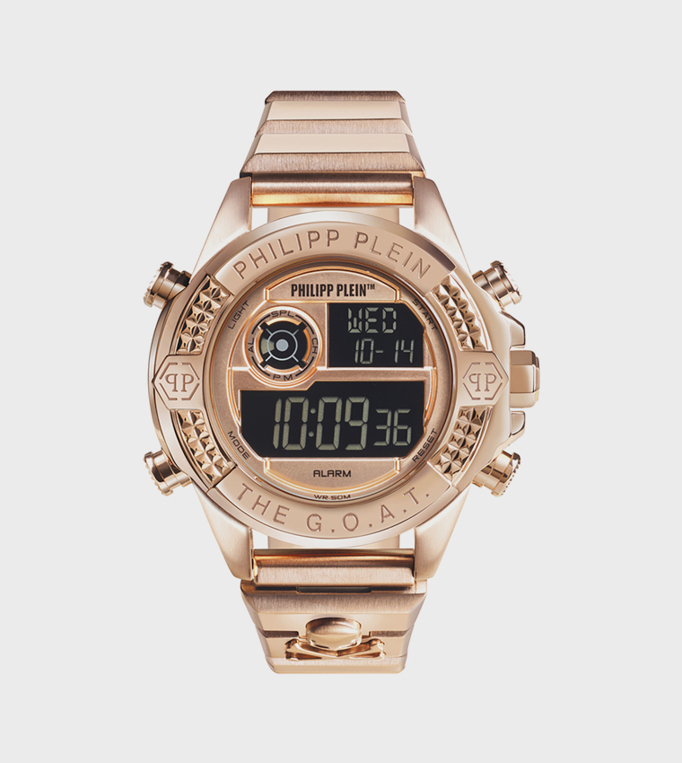The G.O.A.T Rose Gold Stainless Steel Digital Watch