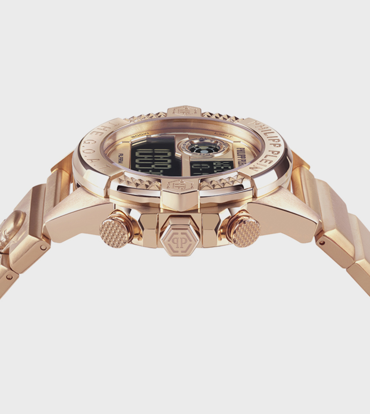 The G.O.A.T Rose Gold Stainless Steel Digital Watch