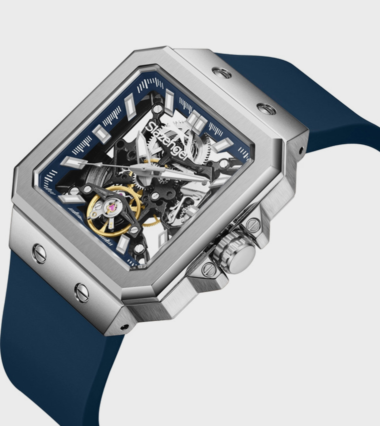 Silicone Strap Automatic Watch