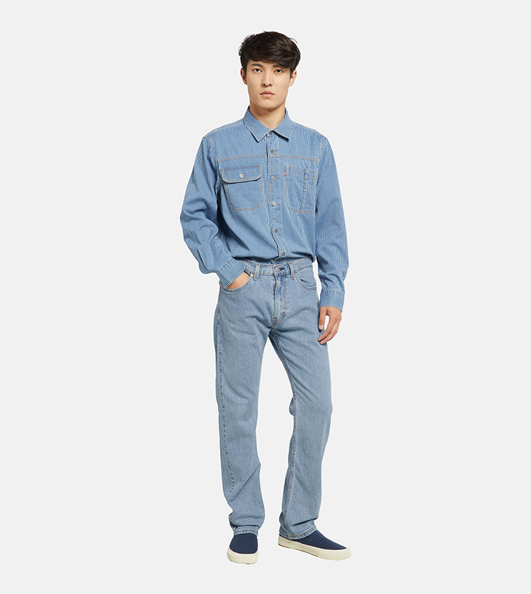 505™ Washed Straight Fit Jeans