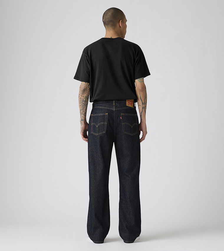 565™ Washed Mid Rise Loose Straight Fit Jeans