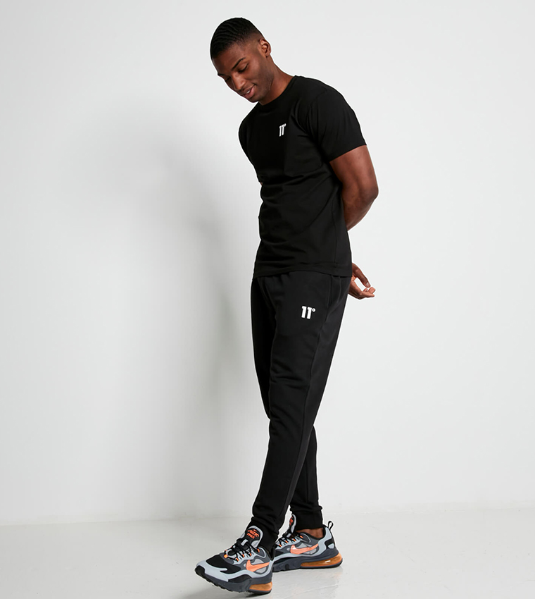 Black 11 degrees joggers sale