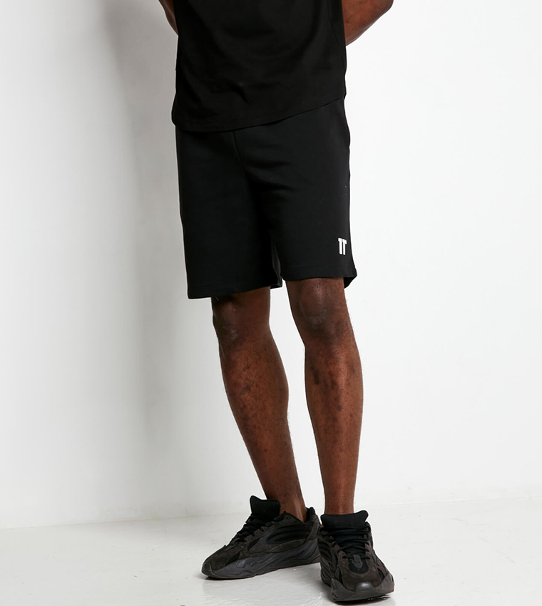 Buy 11 Degrees Core Sweat Shorts In Black 6thStreet Kuwait