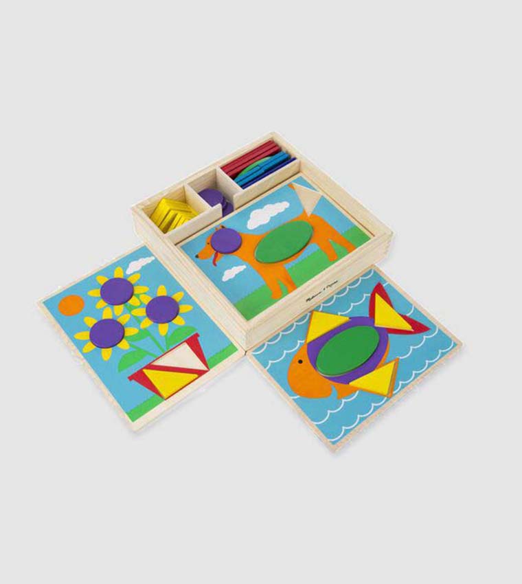 Buy Melissa And Doug Beginner Pattern Blocks In Multiple Colors 6thStreet UAE