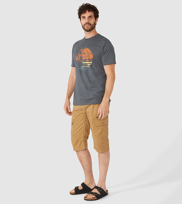 Peter Stor En's Water Repellent Rable Shorts, Grey, 36in - View #5