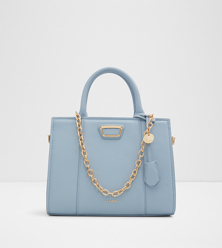 Buy Aldo MEERYLE Chain Link Detail Satchel Bag In Blue 6thStreet