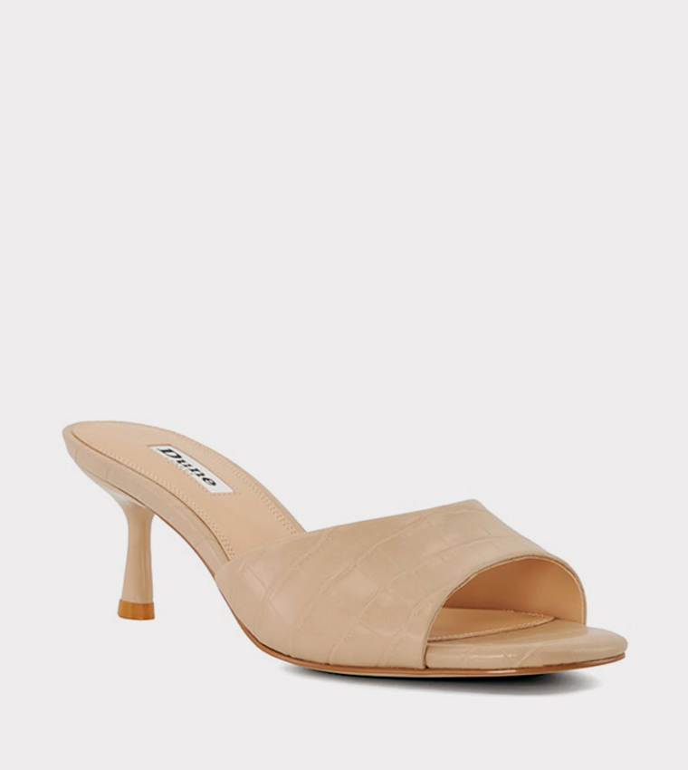 MEGS Kitten Heel Sandals