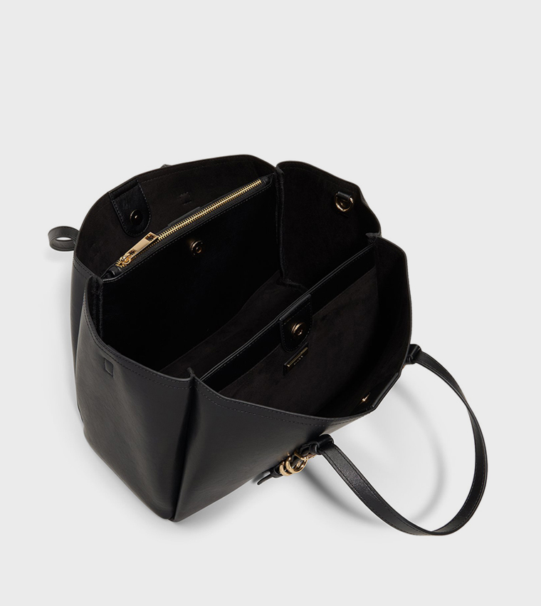 MELEAH Textured Tote Bag