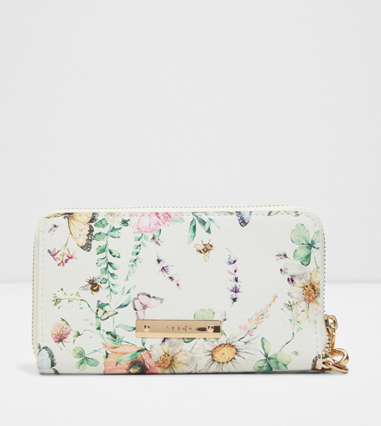 MELISANDE Floral Printed Zip-Around Wallet