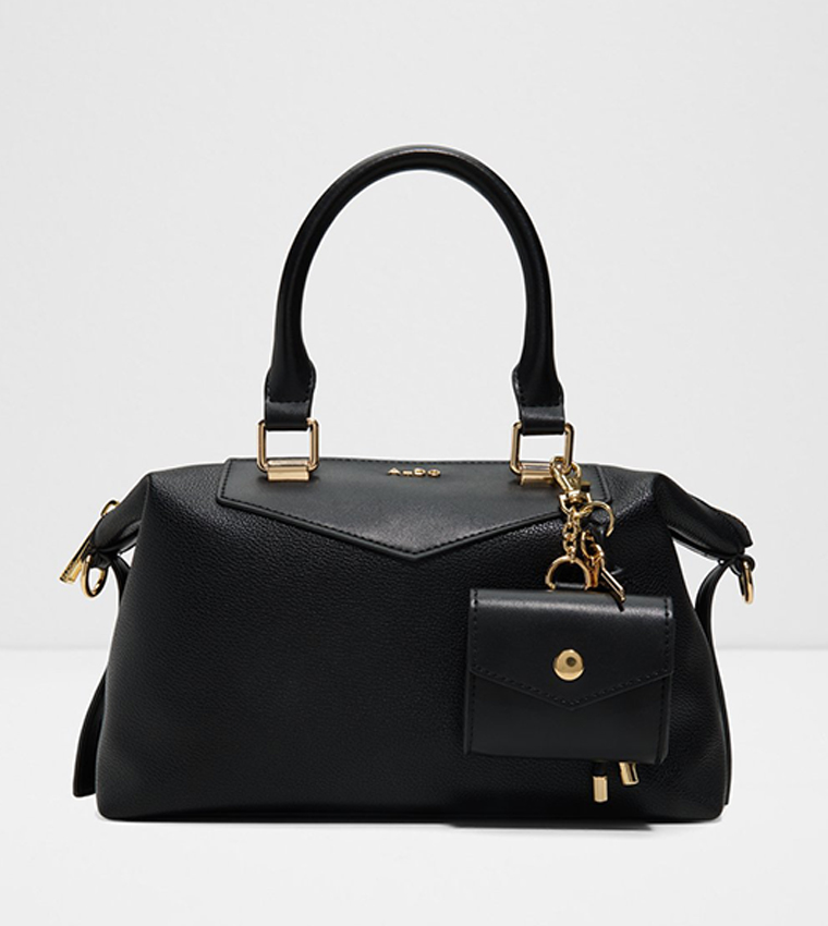 MELLOW Textured Satchel Bag