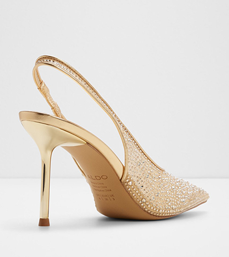 MERA Embellished Slingback Pumps