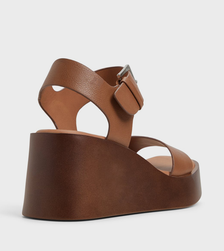 MERISA Ankle Strap Wedge Sandals